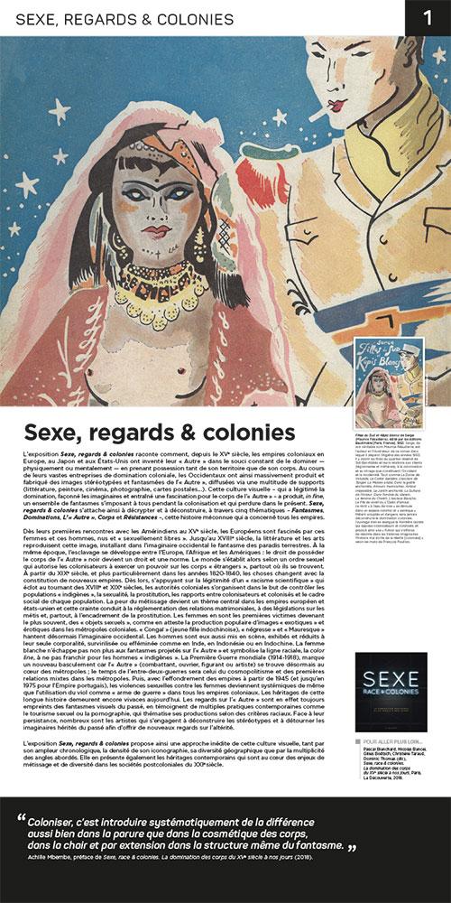 Sexe, regards & colonies
