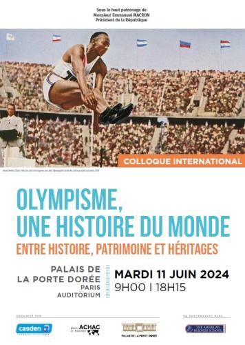 Colloque « Olympisme, une histoire du monde. Entre histoire, patrimoine et héritages ». 
En présence de Tommie Smith  par Yvan Gastaut et Stéphane Mourlane