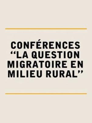 Affiche La question migratoire en milieu rural