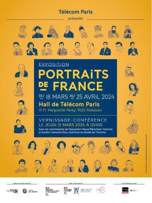 L’exposition « Portraits de France » à Télécom Paris