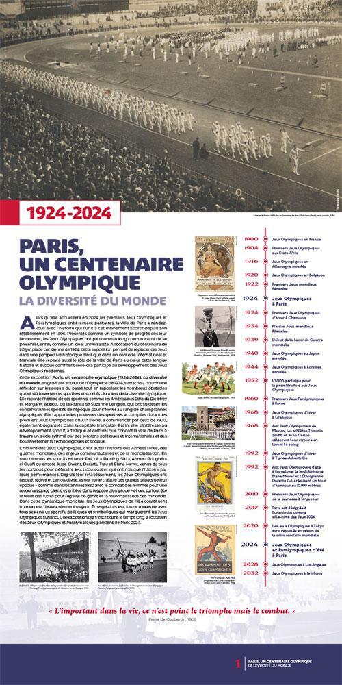« Paris, un centenaire olympique. La diversité du monde » Le groupe de recherche ACAHC