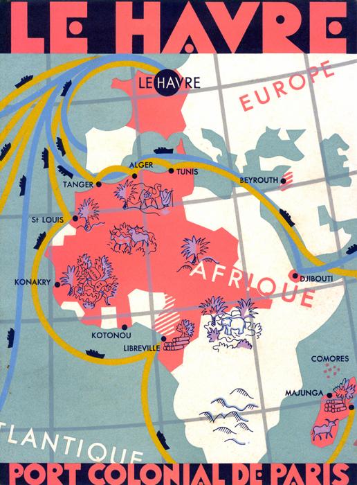 « Le Havre, pot colonial de Paris », brochure publicitaire, 1932.
